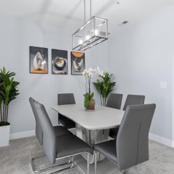 Elegant High End Modern Dining Set. 