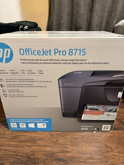 Brand New HP OfficeJet Pro 8715 (Sealed) Printer – Includes Ink