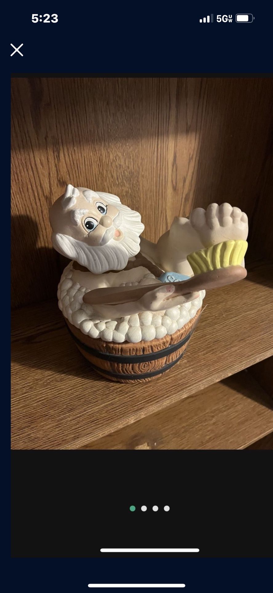 Cookie Jar Or Candy Jar Grandpa