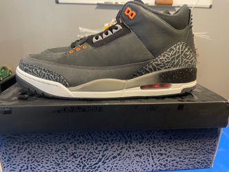 Brand New Air Jordan Retro 3 In Size 12 (night stadium/total orange)