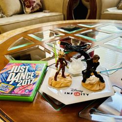 Xbox One Just Dance Game And Star Wars Infinity Figurines