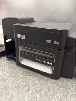 Fargo DTC1500 ID Card Printer - Great Condition