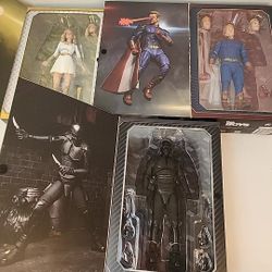 NECA The Boys Homelander, Black Noir & Starlight Lot of 3 NEW