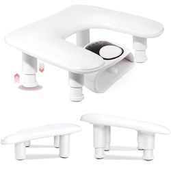 Delanie U2 Height Adjustable Nail Arm Rest Acetone Resistant PU Leather U-Shaped