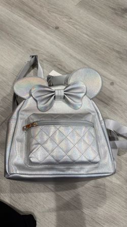 Minnie Silver Mini Backback