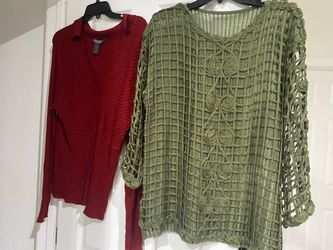 Sweater , Looks like new ,  Size Large  , Both  For