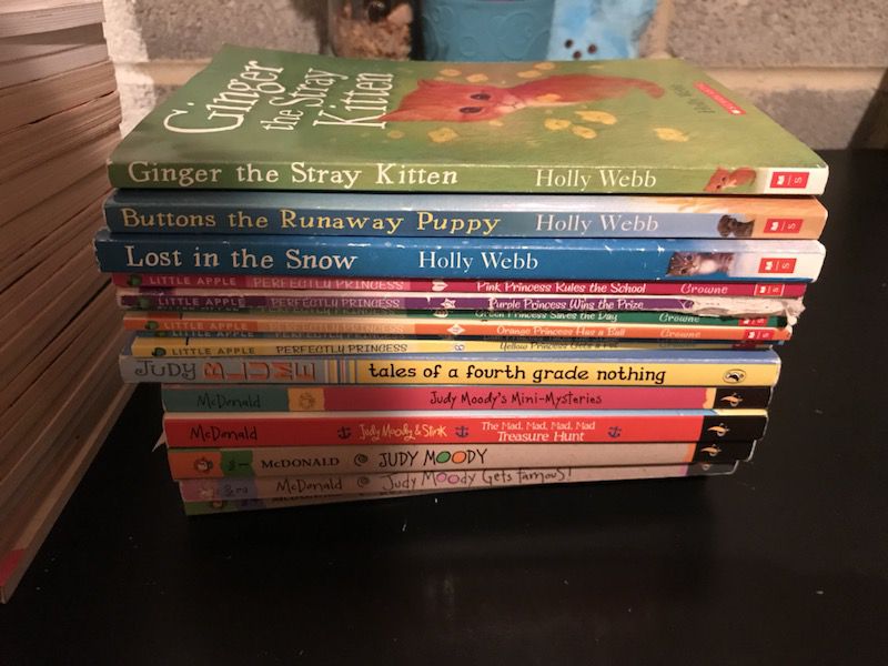 Young girl books