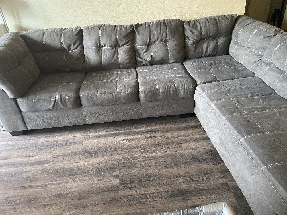 Grey "L" Couch