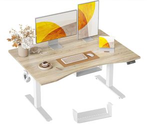 47x30 Extra Deep Standing Desk with Cable Management