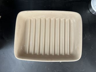 Pampered Chef 1342 Small Ridged Baker, 9 x 6.75 x 1.75-inches Pampered Chef