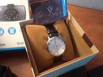 Christian Van Sant Men's Harper Watch Quartz Mineral Crystal CV3512