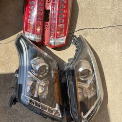 Aftermarket Headlight & Tail Light Combo For Cadillac SRX