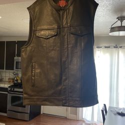 Leather Vest