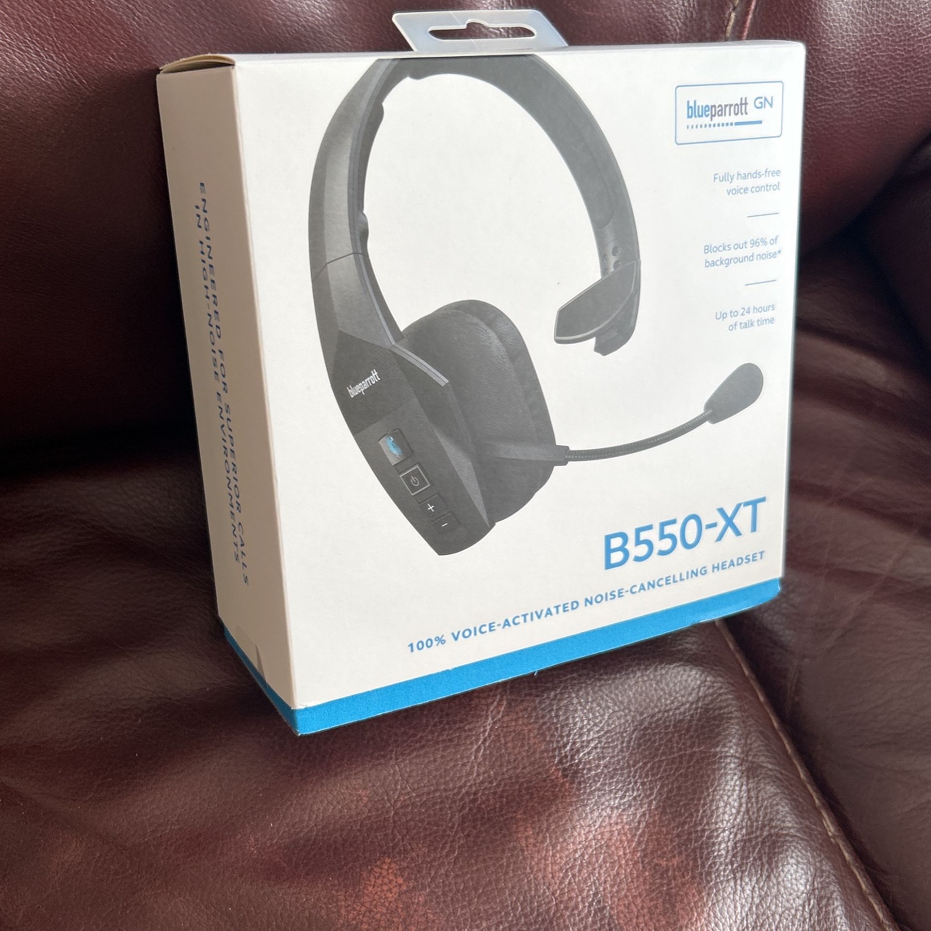 BlueParrott B550-XT Voice-Controlled Bluetooth Headset