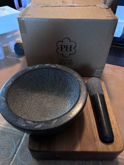 Princess House Granite Mortar and Pestle Set
