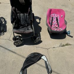 Double stroller & Toddler Car seat