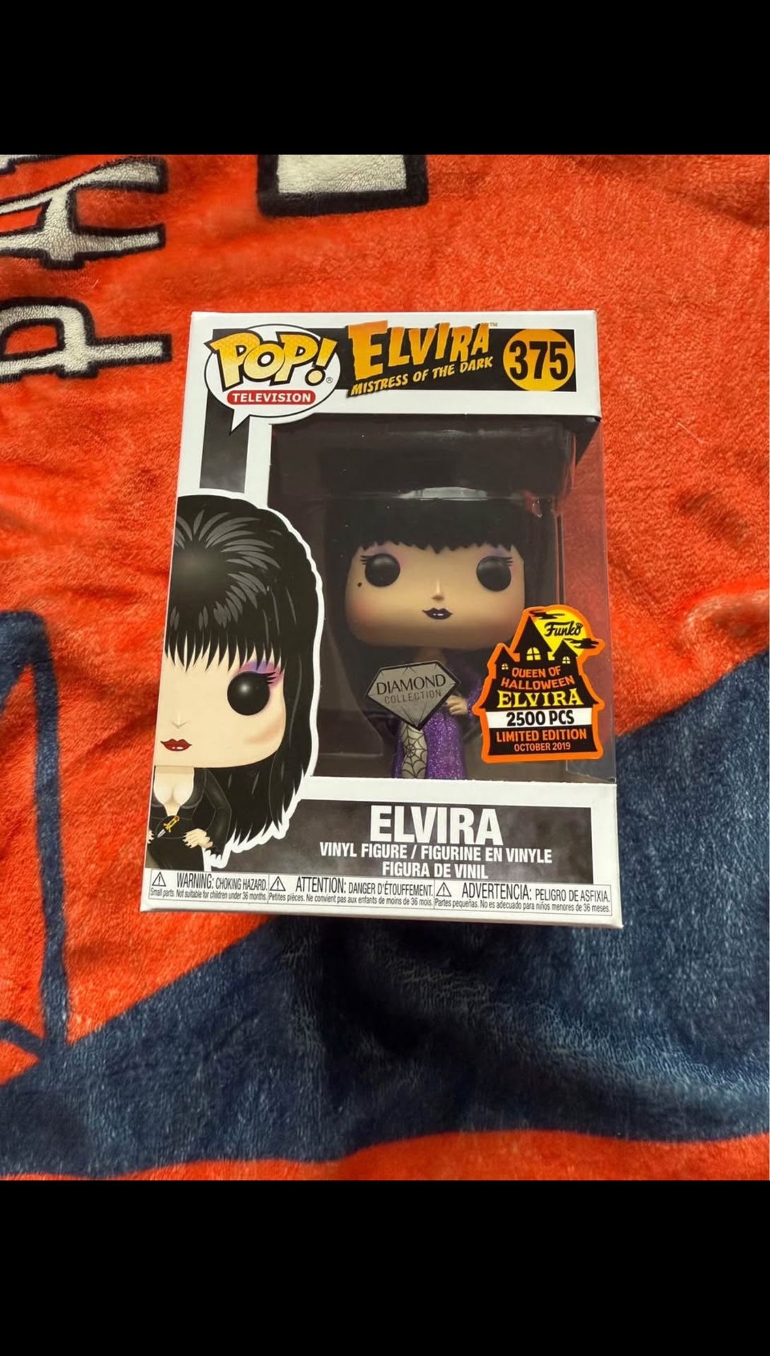 Funko Pop! Elvira Purple Diamond Glitter 2500 Pcs