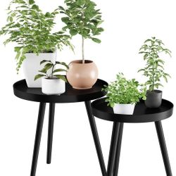 Nesting Side Tables - Set of 2 Round End Tables