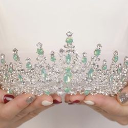 Green & Silver Tiara
