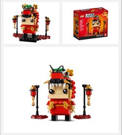 LEGO 40354 Dragon Dance Guy & LEGO 40540 Lion Dance Guy