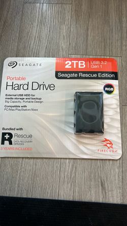 💾 Seagate FireCuda Gaming HDD – 2TB External Hard Drive
