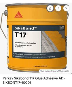 Wood flooring adhesive