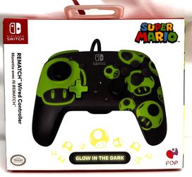 New PDP Rematch Super Mario Wired Controller for Nintendo Switch 