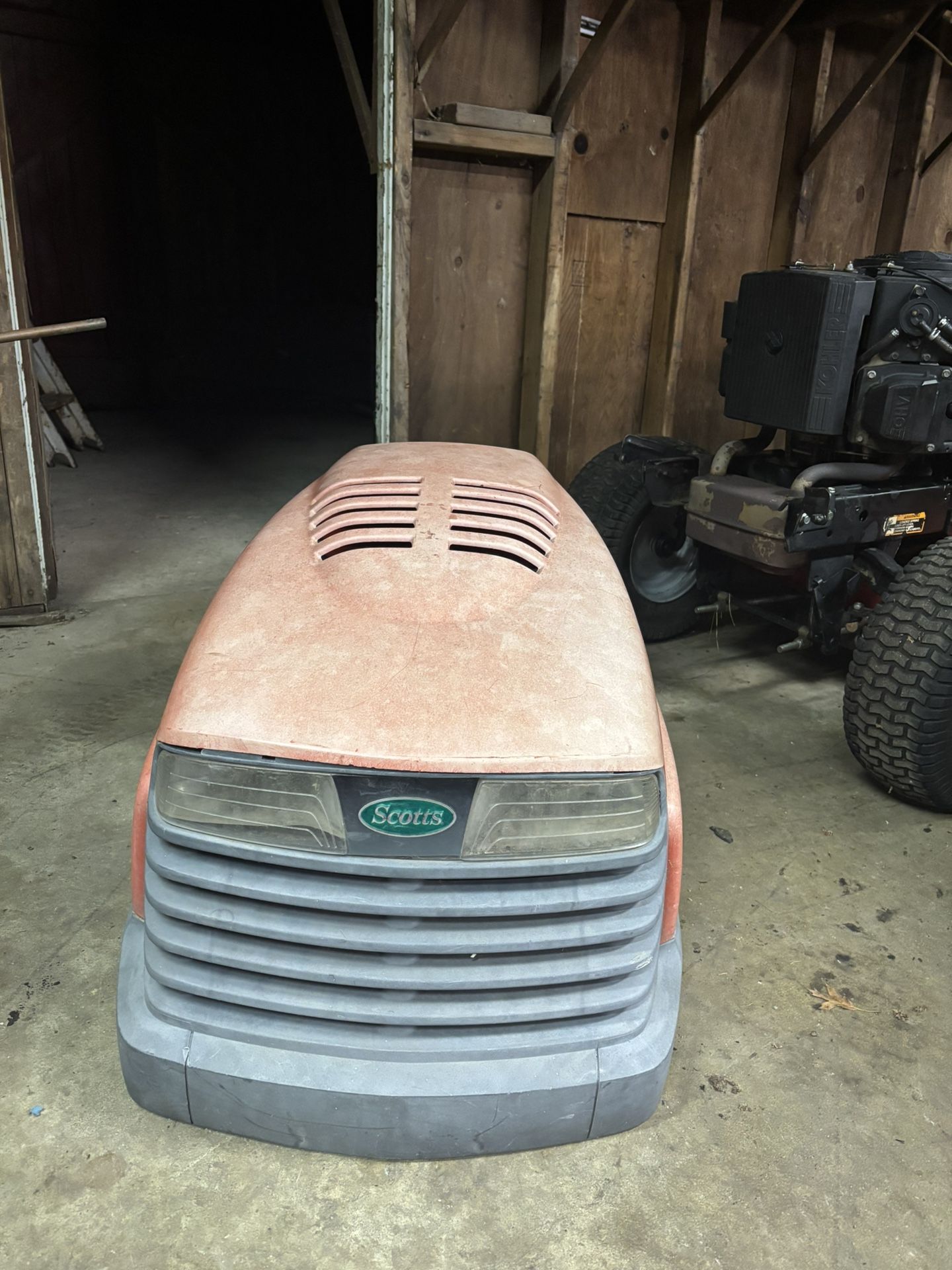 John Deere Scotts Lawn Mower Tractor Complete Hood