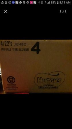 Huggies Little Movers Size (4)- Diaper Pants