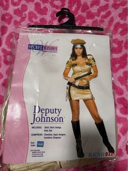 Secret Wishes Deputy Johnson Costume Small
