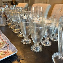 Glasses Mugs And Festive Plates 
