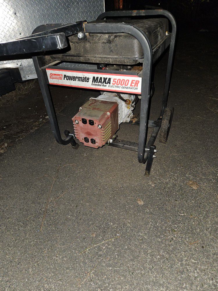 (Firm 190) coleman powermate 5000er generator 