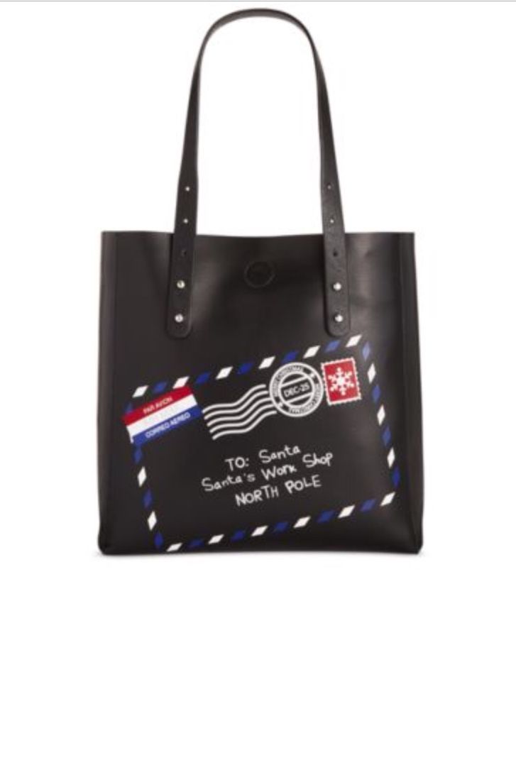 Celebrate Shop Postcard ‘Santa’s Workshop’ Tote
