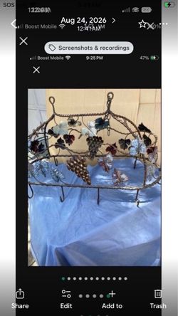 Large Wrought iron Pot Rack for business and home $895 online