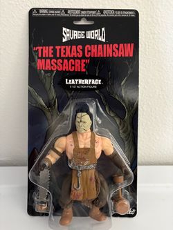 LeatherFace Funko Savage World Action Figure 5.5” Scale