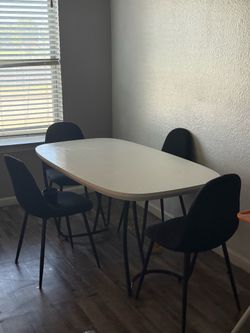 Table and chairs