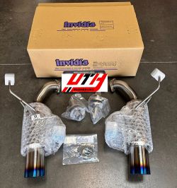 INVIDIA N1 GT Dual Titanium Burnt Tip Axle Back Exhaust for Subaru WRX 22-26 VB