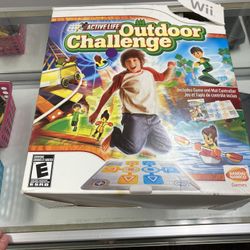 Wii Challenge Outdoor Gamr And Mat 