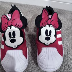 Adidas, Disney Minnie, Mouse Shoe Sneakers Size 1.5Y 