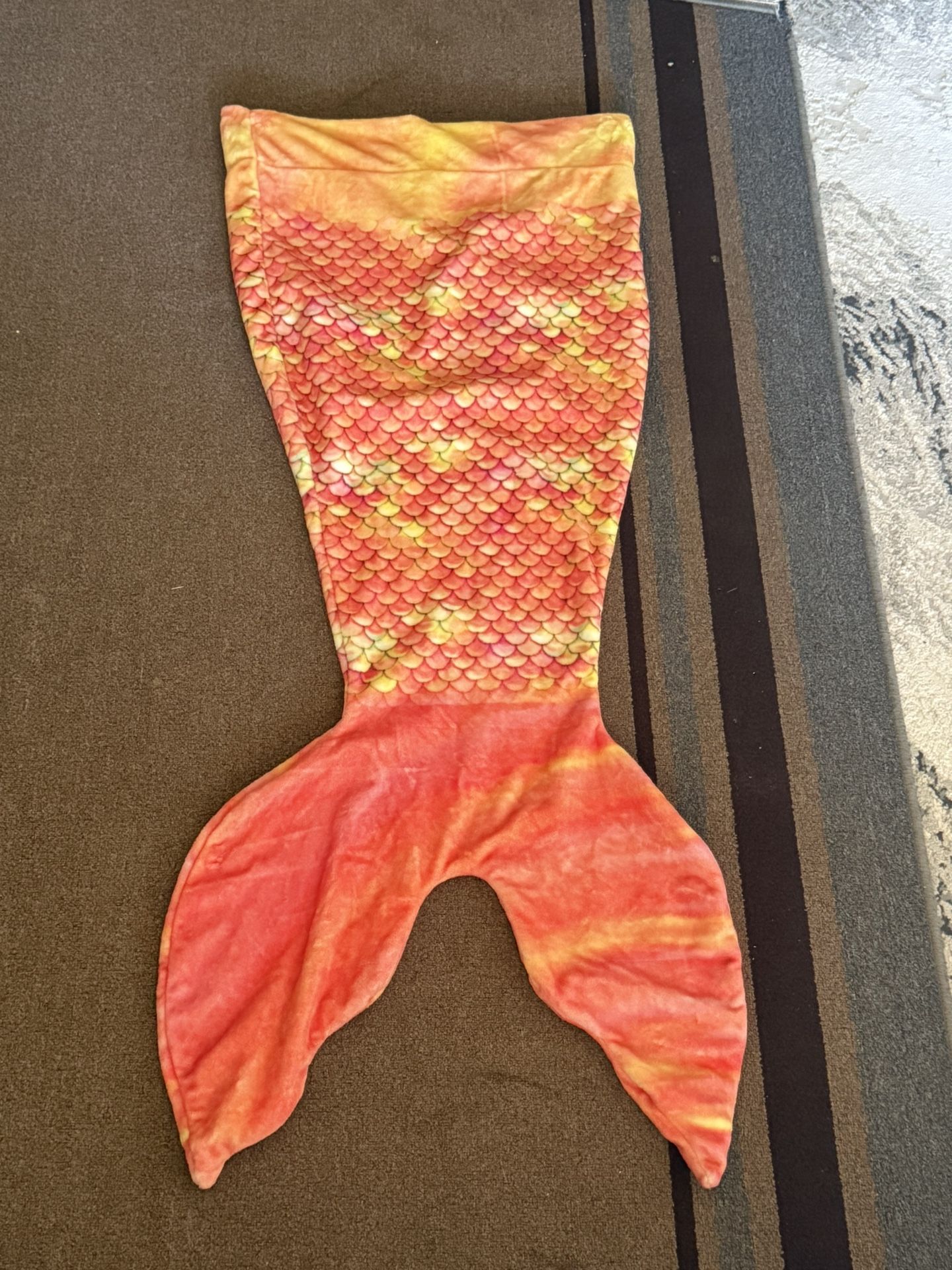 fuzzy mermaid tail for adults and kids