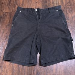 black carpenter jorts loose fit.