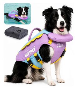 HIPIPET Dog Life Jacket Flotation Vest