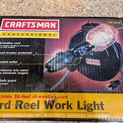 Craftsman Professional Cord Reel Work Light 