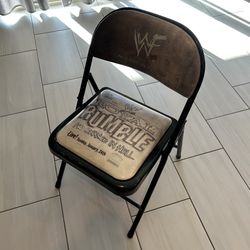 RARE Vintage 1998 WF Royal Rumble Live Ringside Event Seat Foldable Chair