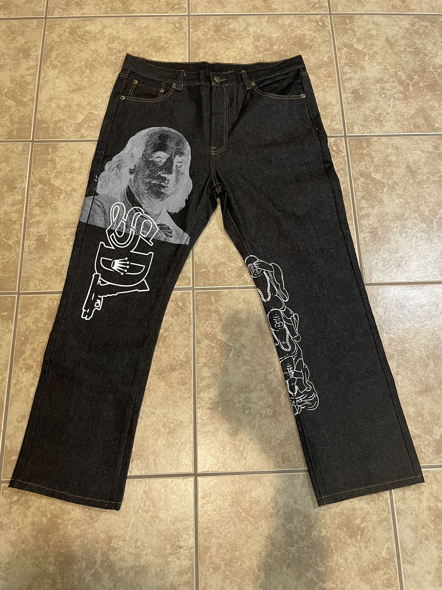 SDL Skysdalimit Black Buddha Pants Size 38
