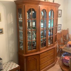 Oak China Cabinet