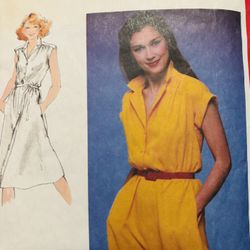 Vintage Dress Pattern Simplicity 9497 size 10 Pre Owned