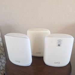 Orbit Mesh router 3 pack and mounting brackets