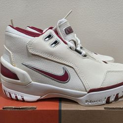 Air Generation (GS) - White/Crimson-Silver - Youth 4