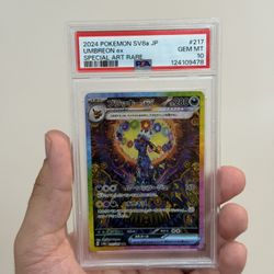 2024 Pokemon Umbreon ex Special Art Rare #217/187 PSA 10 Terastal Fest (JP) sv8a